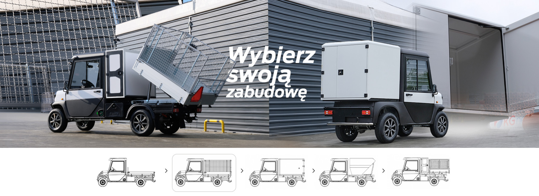 Melex - wybierz swoją zabudowę