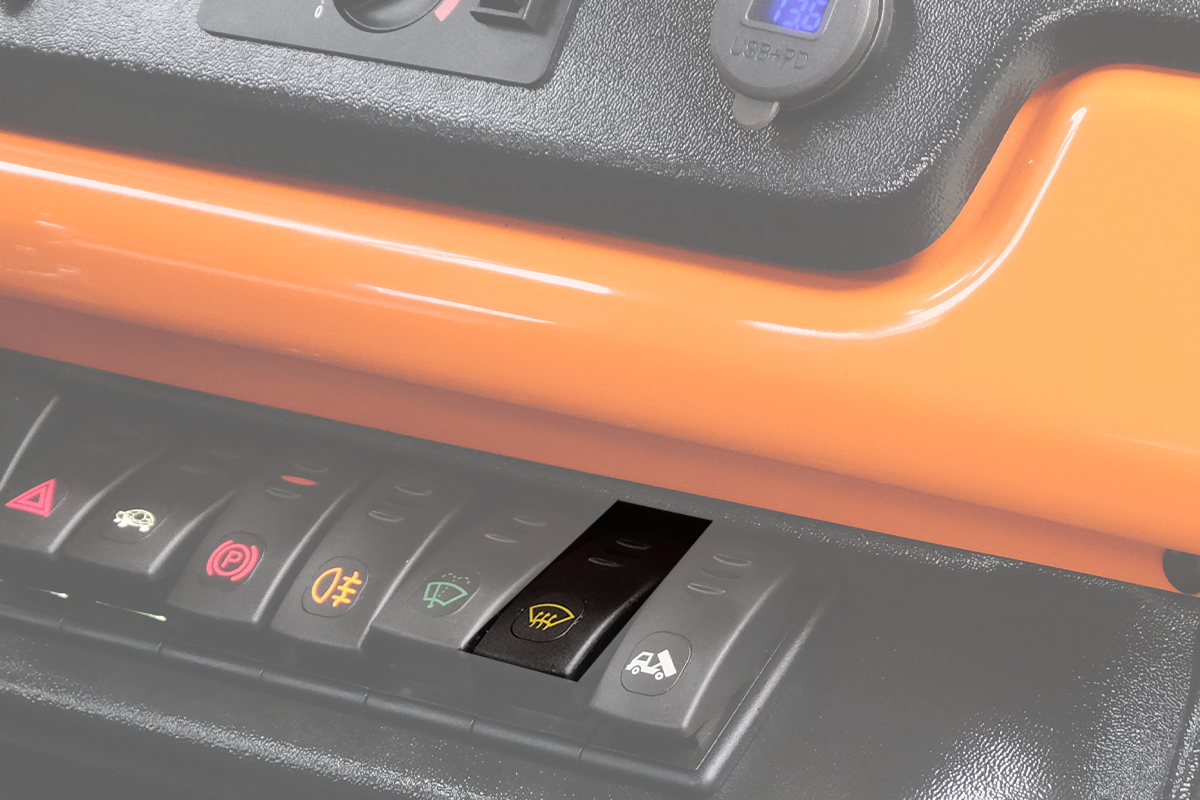 heated front windshield